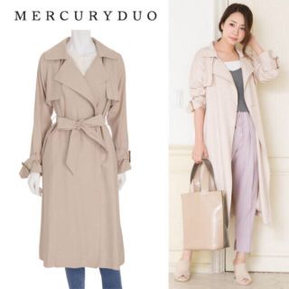 マーキュリーデュオ(MERCURYDUO)の新品タグ付き MERCURYDUO テロンチコート トレンチコート ベージュ (トレンチコート)