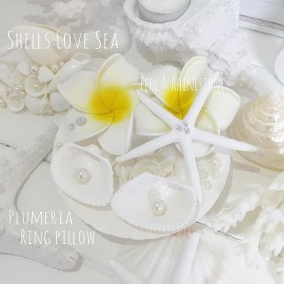 ☆ぴめ☆様専用＊Plumeriaリングピロー(リングピロー)