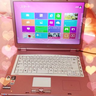 ピンク☆ノートパソコンWindows8(その他)