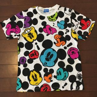 ディズニー(Disney)のディズニーリゾート 白  ミッキー Ｍ(Tシャツ/カットソー(半袖/袖なし))