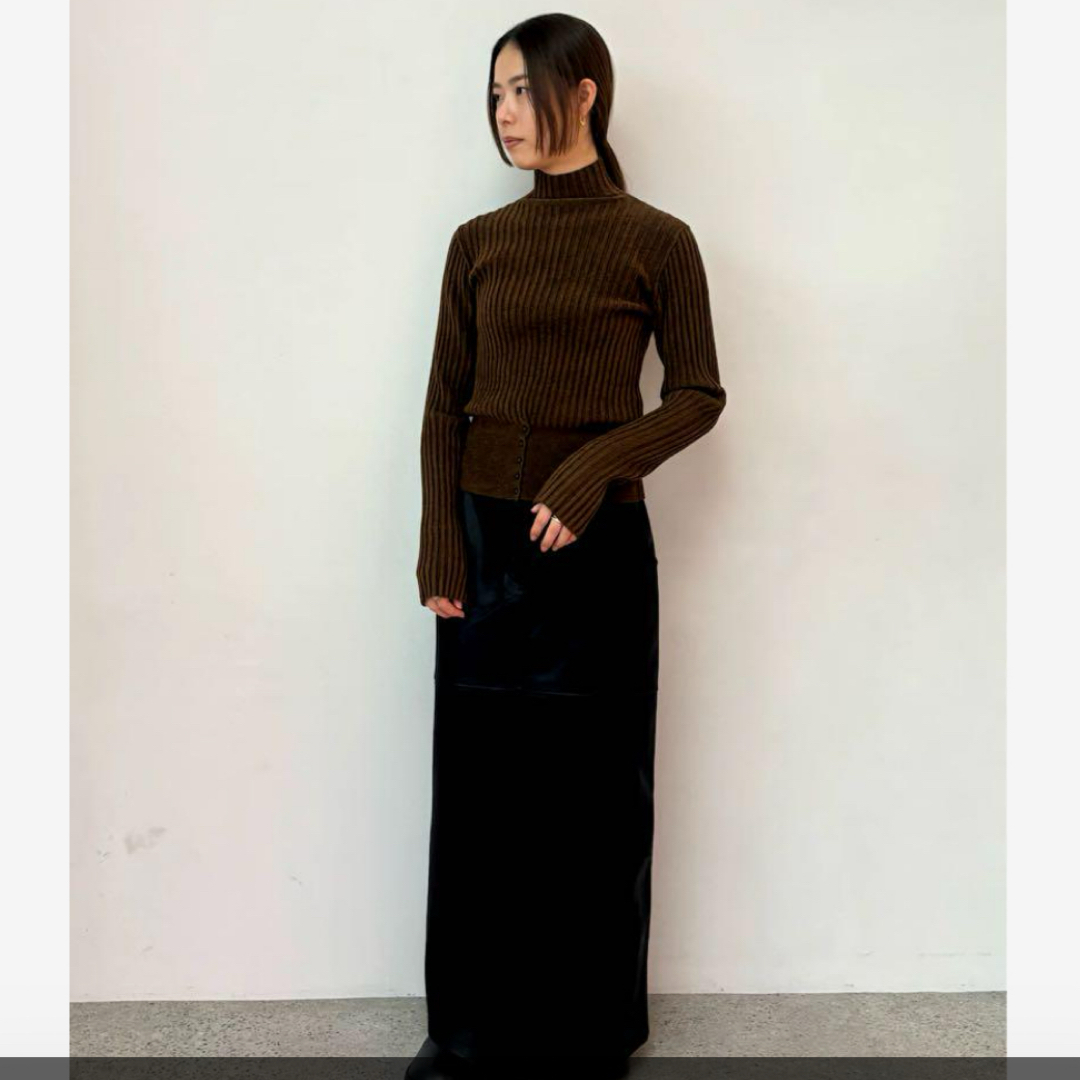 TODAYFUL(トゥデイフル)のVelour Rib Knit anuke レディースのトップス(ニット/セーター)の商品写真