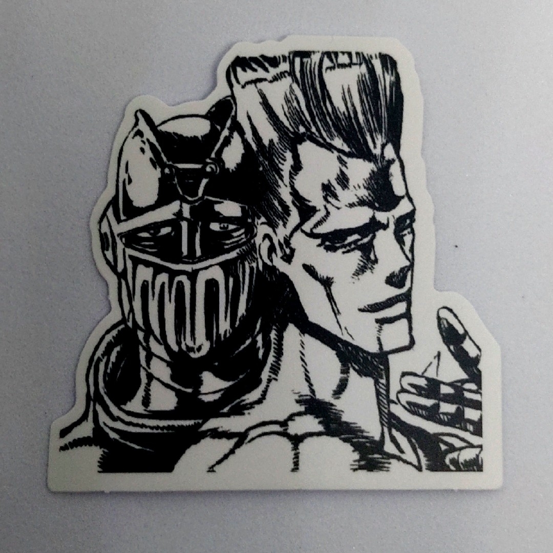 【ポルナレフ】ジョジョの奇妙な冒険 防水 ステッカー インテリア/住まい/日用品の文房具(シール)の商品写真