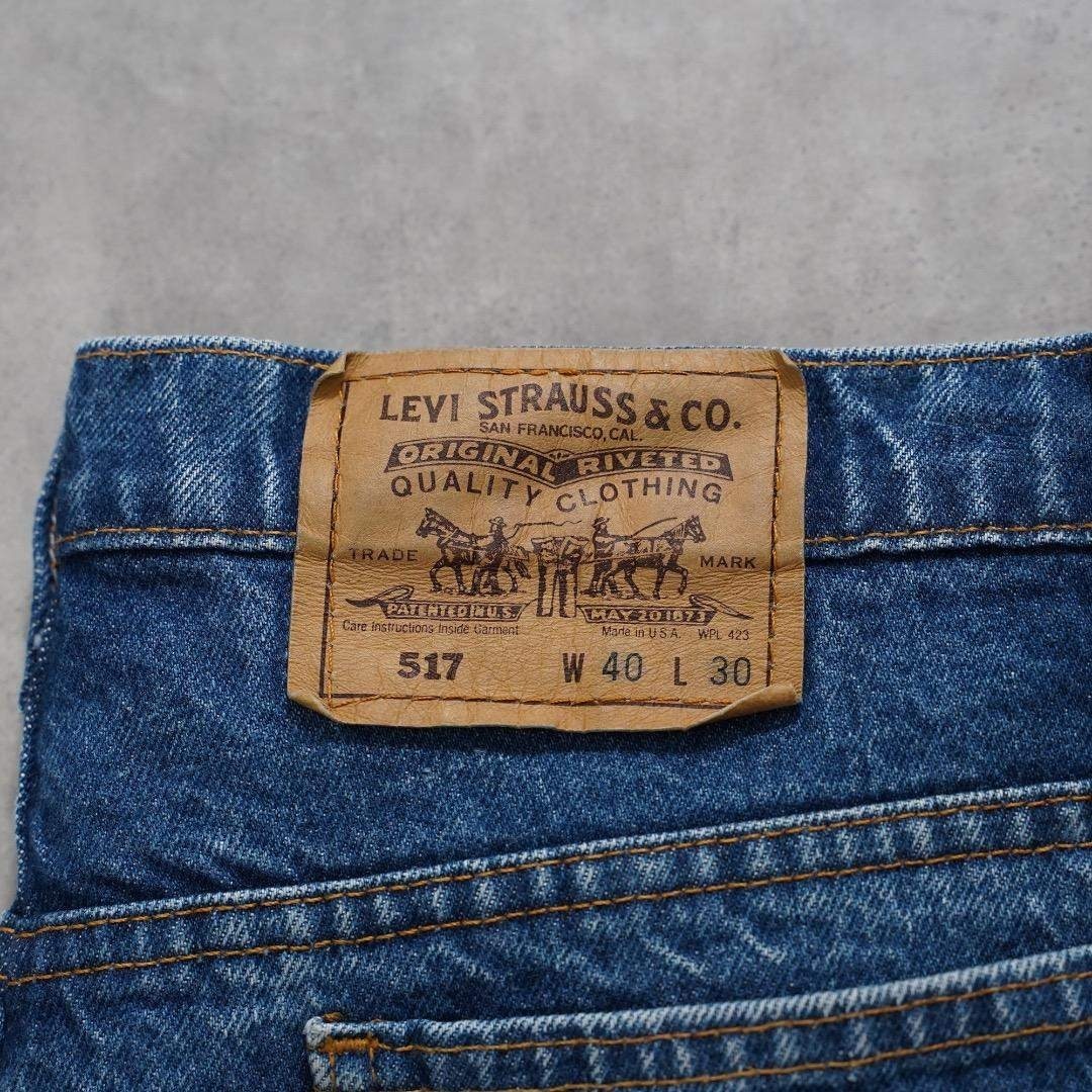 Levi's(リーバイス)のリーバイス517 Levis W40 デニム 青 USA製 90s 16583 メンズのパンツ(デニム/ジーンズ)の商品写真
