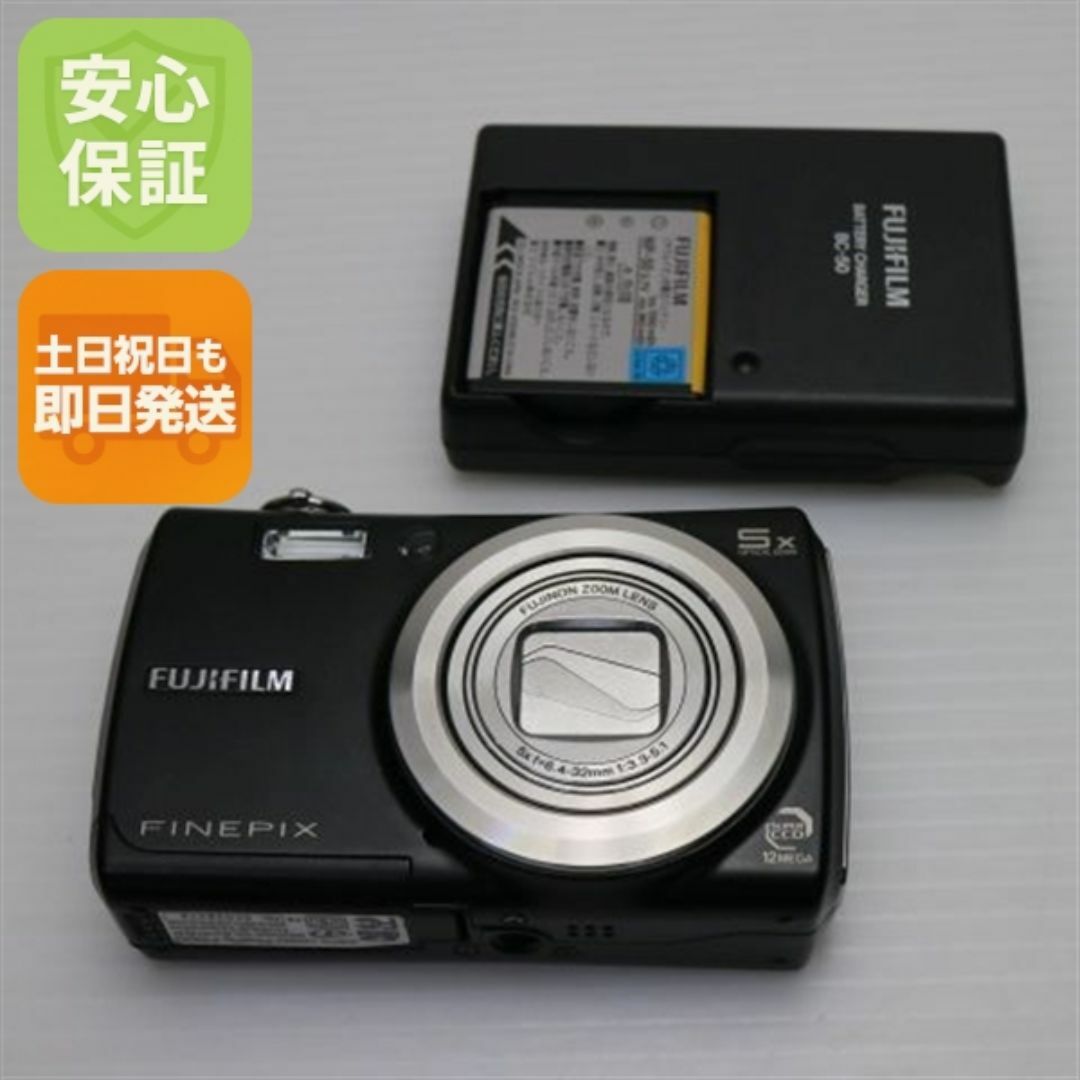 富士フイルム(フジフイルム)の超美品 FinePix F100fd ブラック  M555 スマホ/家電/カメラのカメラ(コンパクトデジタルカメラ)の商品写真