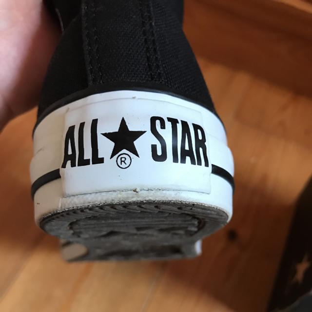 CONVERSE(コンバース)のCONVERSE  ハイカットブラック  22.0cm レディースの靴/シューズ(スニーカー)の商品写真