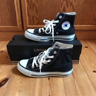 コンバース(CONVERSE)のCONVERSE  ハイカットブラック  22.0cm(スニーカー)