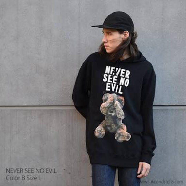 MILKBOY(ミルクボーイ)のミルクボーイ パーカー never see no evil レディースのトップス(パーカー)の商品写真