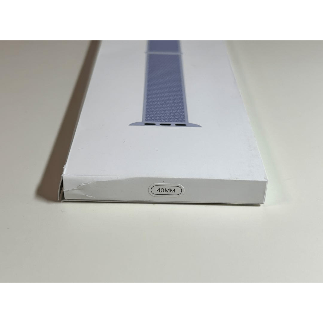 Apple(アップル)の【新品・箱なし】純正 アップルウォッチ 40mmスポーツループ・ブルークラウド③ スマホ/家電/カメラのスマホアクセサリー(iPhoneケース)の商品写真