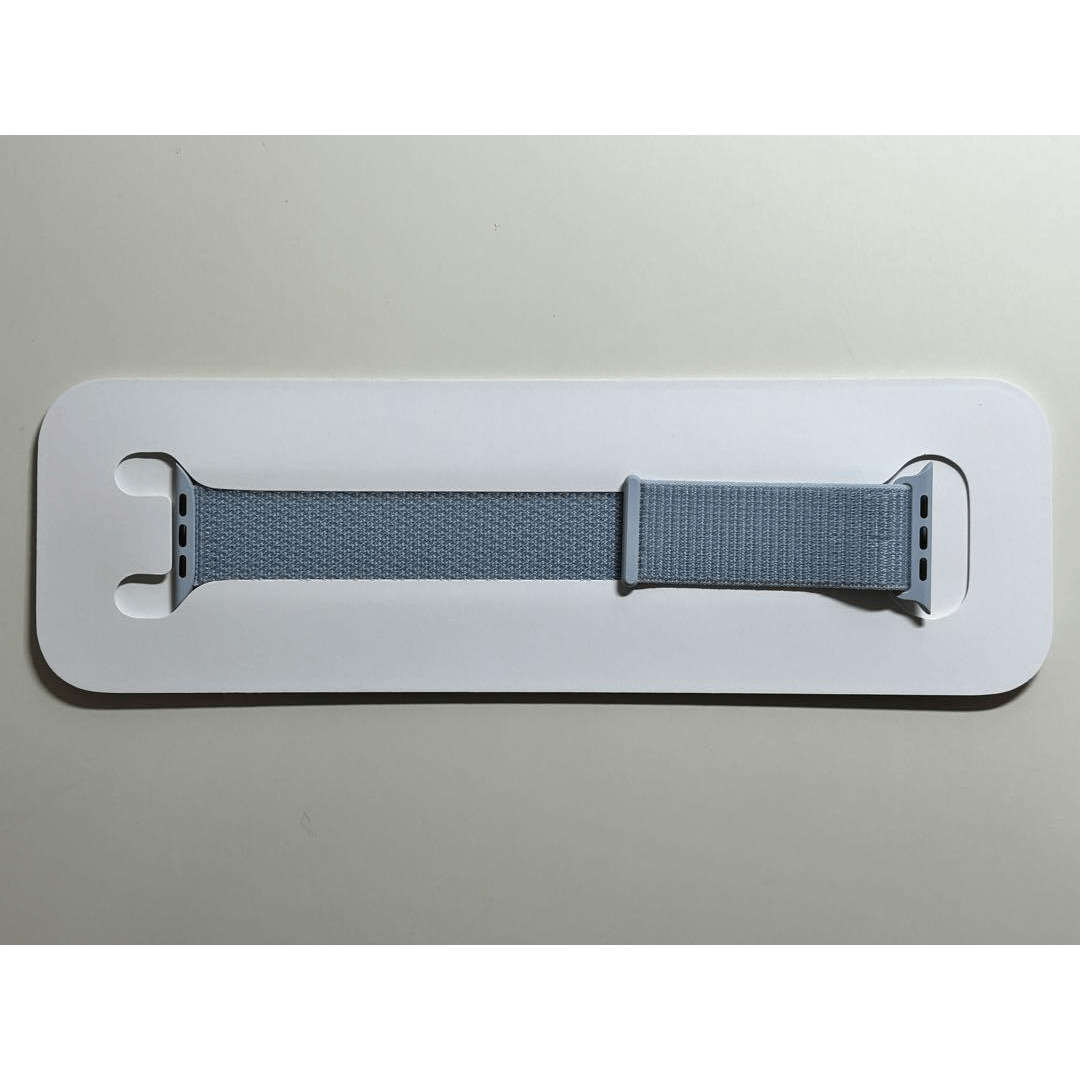 Apple(アップル)の【新品・箱なし】純正 アップルウォッチ 40mmスポーツループ・ブルークラウド③ スマホ/家電/カメラのスマホアクセサリー(iPhoneケース)の商品写真