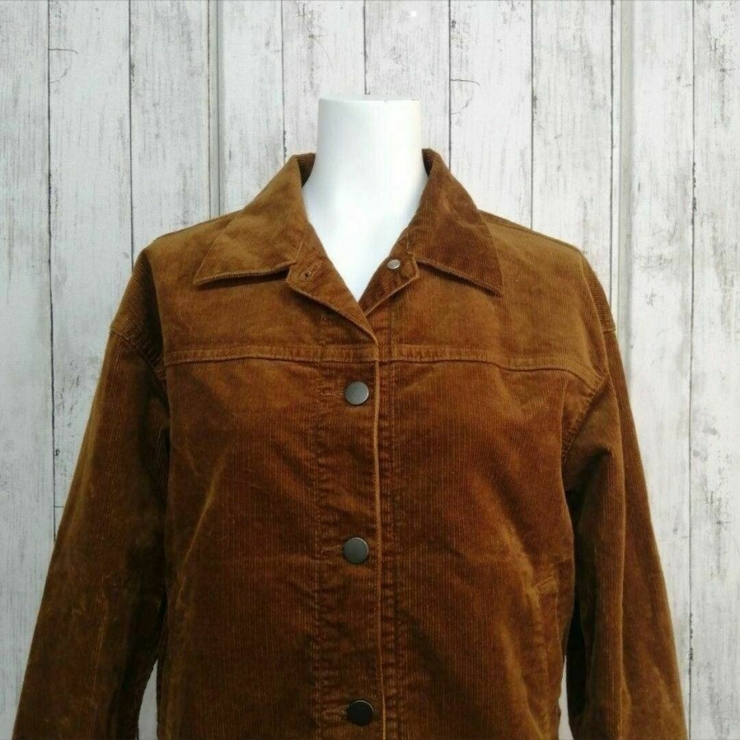 UNIQLO(ユニクロ)のUNIQLO レディース コーデュロイ オーバーサイズ ジャケット S 60 レディースのジャケット/アウター(その他)の商品写真