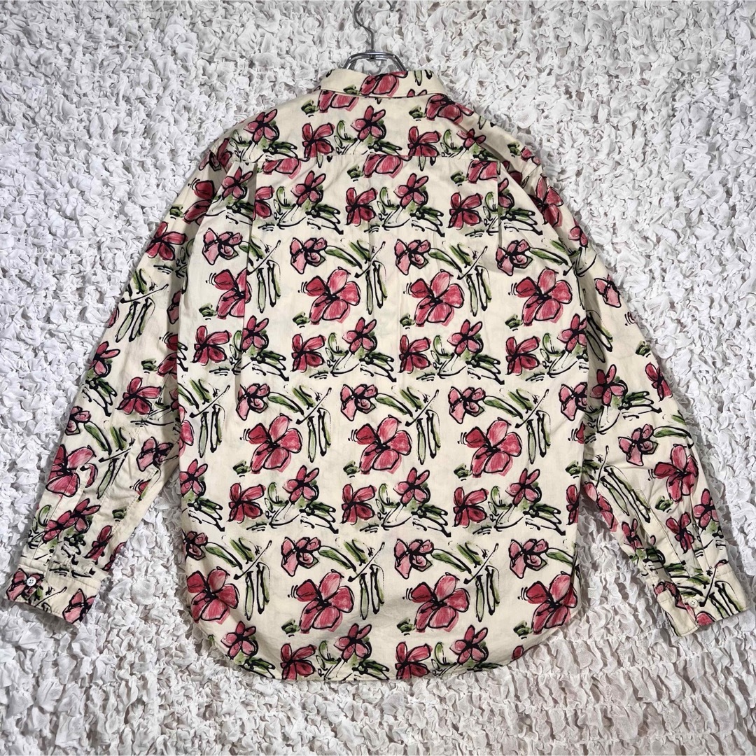 Ron Herman(ロンハーマン)の『コラボ』 ロンハーマン × ニックターナー 花柄シャツ オフホワイト 【M】 メンズのトップス(シャツ)の商品写真