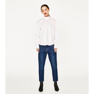 ザラ(ZARA)のZARA ハイネック ブラウス(シャツ/ブラウス(長袖/七分))