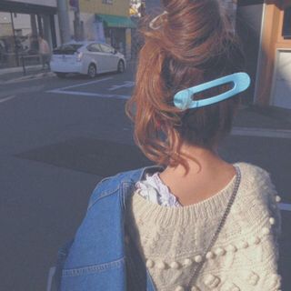 フラワー(flower)のkitty ヘアクリップ(バレッタ/ヘアクリップ)