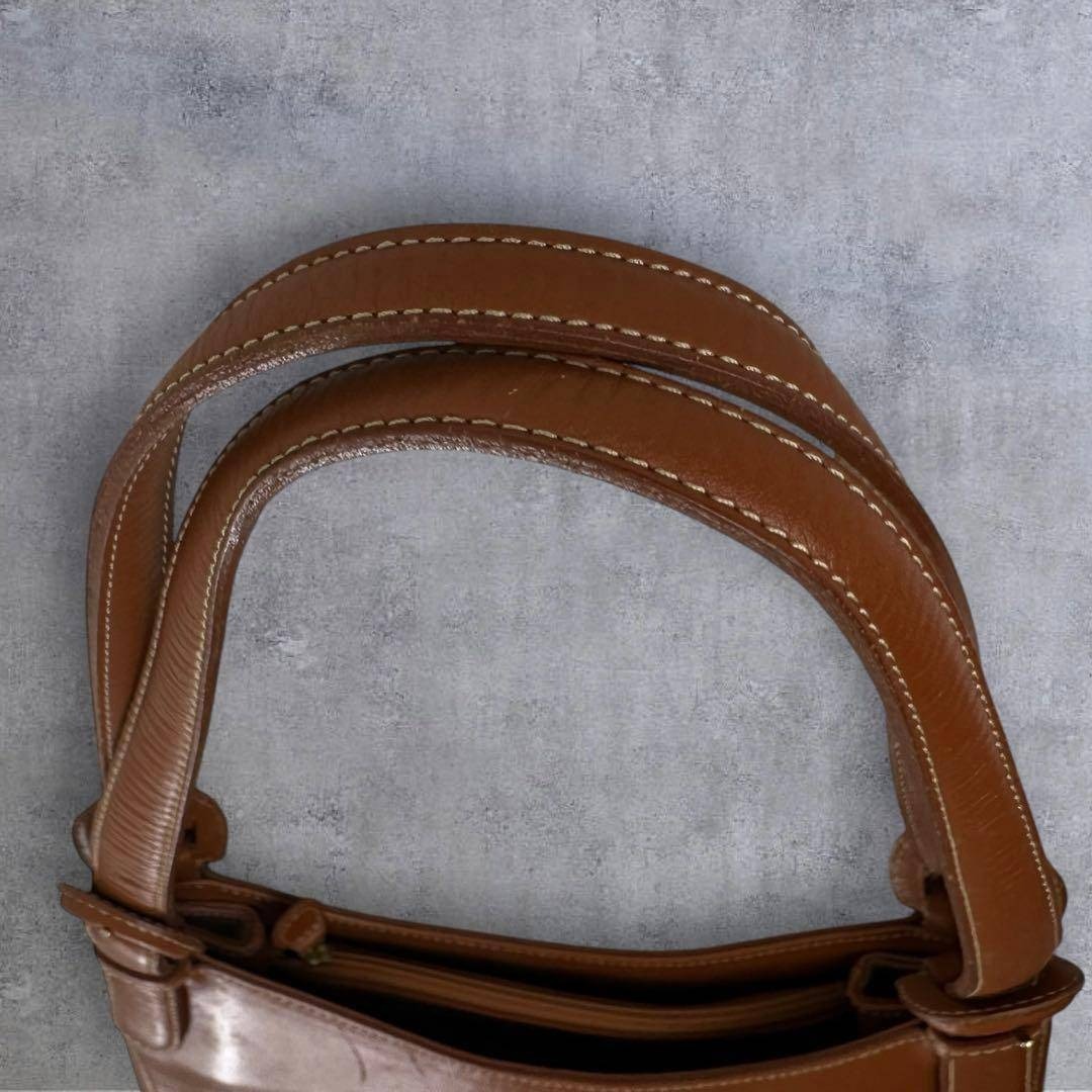 Kitamura(キタムラ)のKitamura キタムラ レザー ショルダーバッグ キャメル レザー レディースのバッグ(ショルダーバッグ)の商品写真