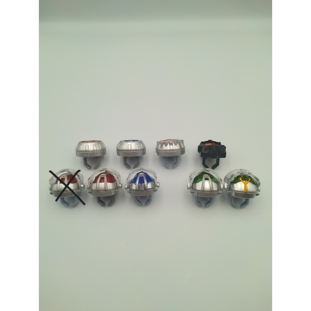 仮面ライダーウィザード DXウィザードリング 6個セット 中古品  エンタメ/ホビーのおもちゃ/ぬいぐるみ(キャラクターグッズ)の商品写真