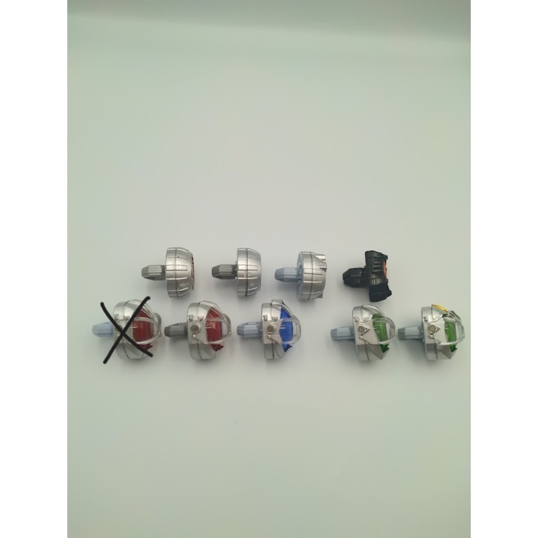 仮面ライダーウィザード DXウィザードリング 6個セット 中古品  エンタメ/ホビーのおもちゃ/ぬいぐるみ(キャラクターグッズ)の商品写真