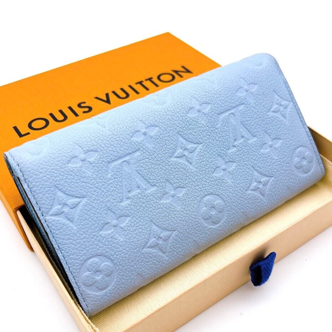 LOUIS VUITTON(ルイヴィトン)の【最新モデル】ルイヴィトン アンプラント ポルトフォイユ サラ ブルー A578 レディースのファッション小物(財布)の商品写真