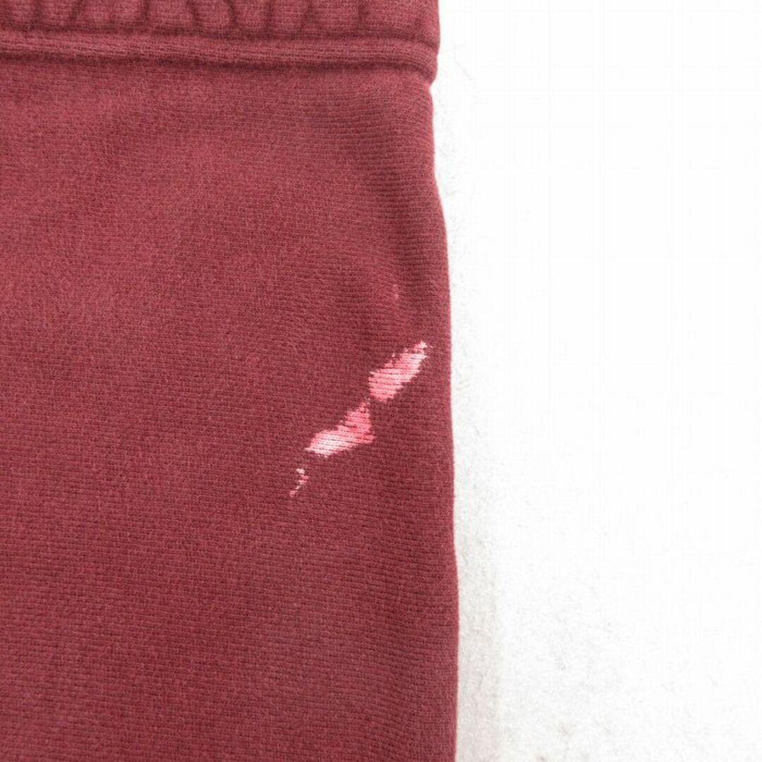 Champion(チャンピオン)のW34★古着 チャンピオン champion リバースウィーブ スウェット パンツ メンズ 80年代 80s ボストンカレッジ USA製 エンジ 【spe】 25oct23 中古 ボトムス ロング メンズのパンツ(ワークパンツ/カーゴパンツ)の商品写真