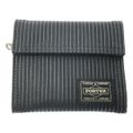 【新品】  PORTER / ポーター | DRAWING ドローイング ストライプ 三つ折り財布 | 未分類 | ブラック | メンズ