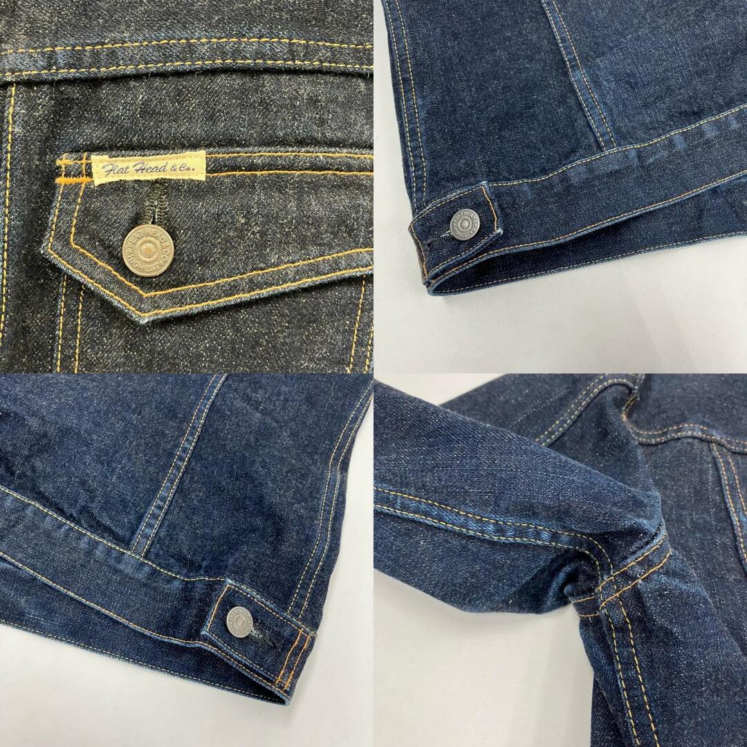 THE FLAT HEAD(フラットヘッド)の【イオン広店】 中古 THE FLAT HEAD | ザフラットヘッド デニム Gジャン F-DJ001 インディゴ サイズ:40 【96】 メンズのジャケット/アウター(Gジャン/デニムジャケット)の商品写真