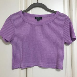 トップショップ(TOPSHOP)のショート丈トップス(Tシャツ(半袖/袖なし))