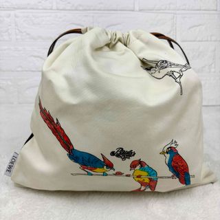 LOEWE - ロエベ パウラズ イビザ パロット ドローストリング ポーチ 巾着