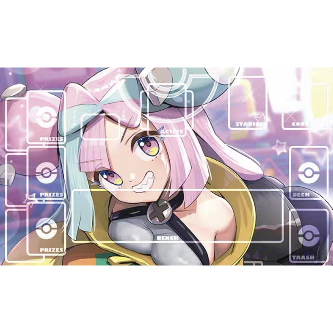 ポケモン(ポケモン)のポケモンカードゲーム ラバープレイマット ナンジャモ エンタメ/ホビーのトレーディングカード(カードサプライ/アクセサリ)の商品写真