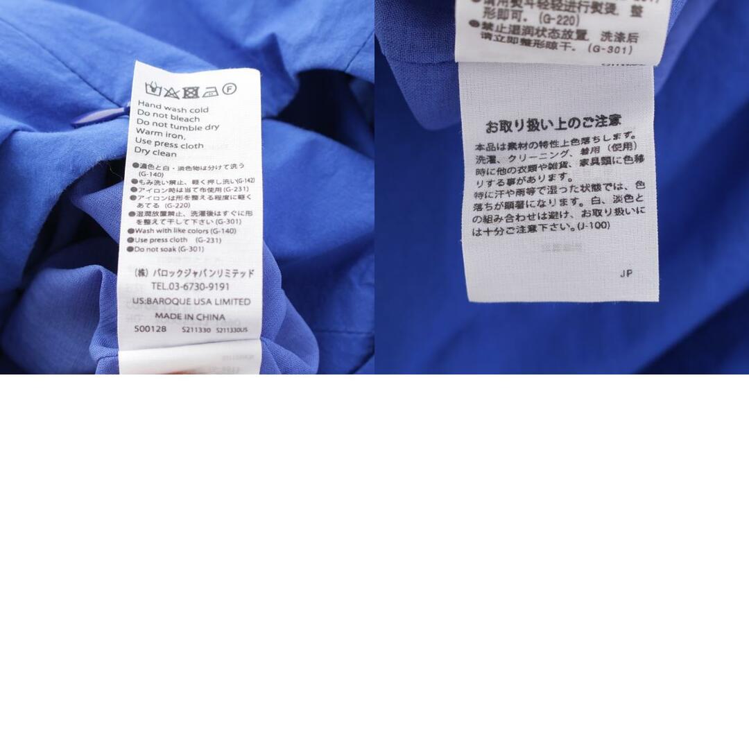 ENFOLD(エンフォルド)のエンフォルド ボックススクエア コットンヘムドレス ノースリーブ ワンピース 300GS233-1990 ブルー 38【中古】 レディースのワンピース(その他)の商品写真