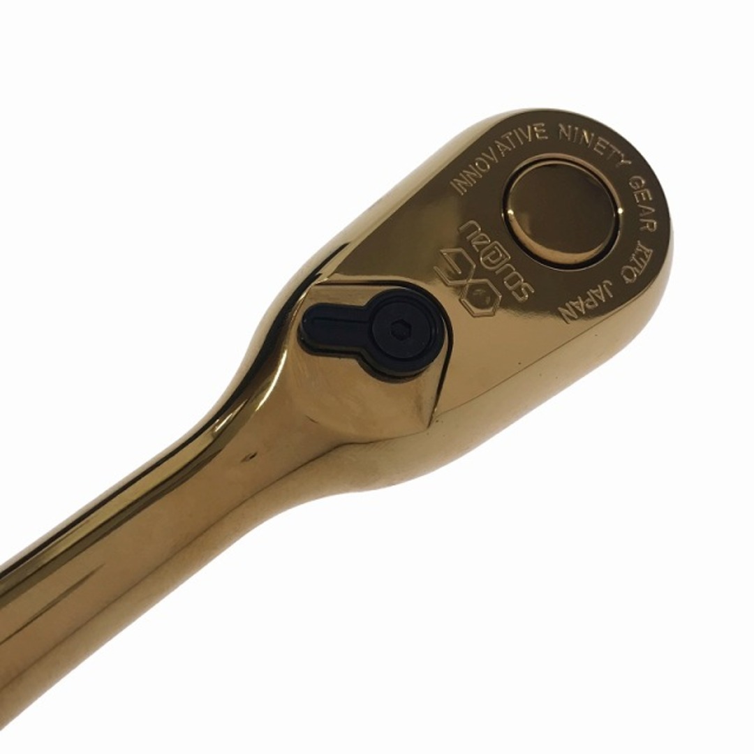☆未使用☆nepros ネプロス ラチェットハンドル NBR390GL 限定シリーズ 90ギア 9.5sq 金色 iPゴールド ラチェットレンチ111568 自動車/バイクのバイク(工具)の商品写真