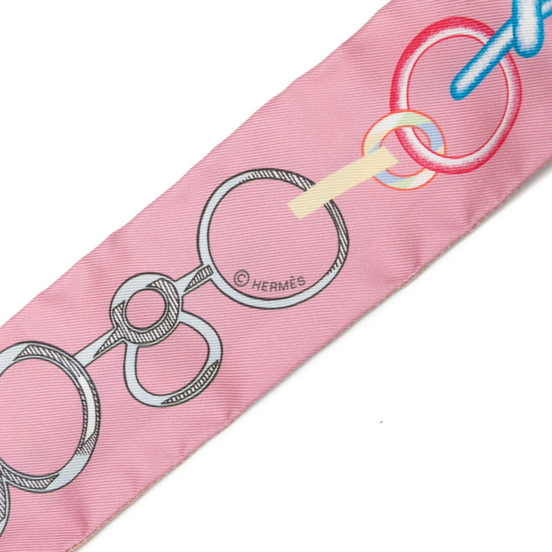 HERMES(エルメス)のエルメス ツイリー DO RE BOUCLES ド レ ブックル スカーフ シルク レディース HERMES 【1-0235667】 レディースのファッション小物(バンダナ/スカーフ)の商品写真