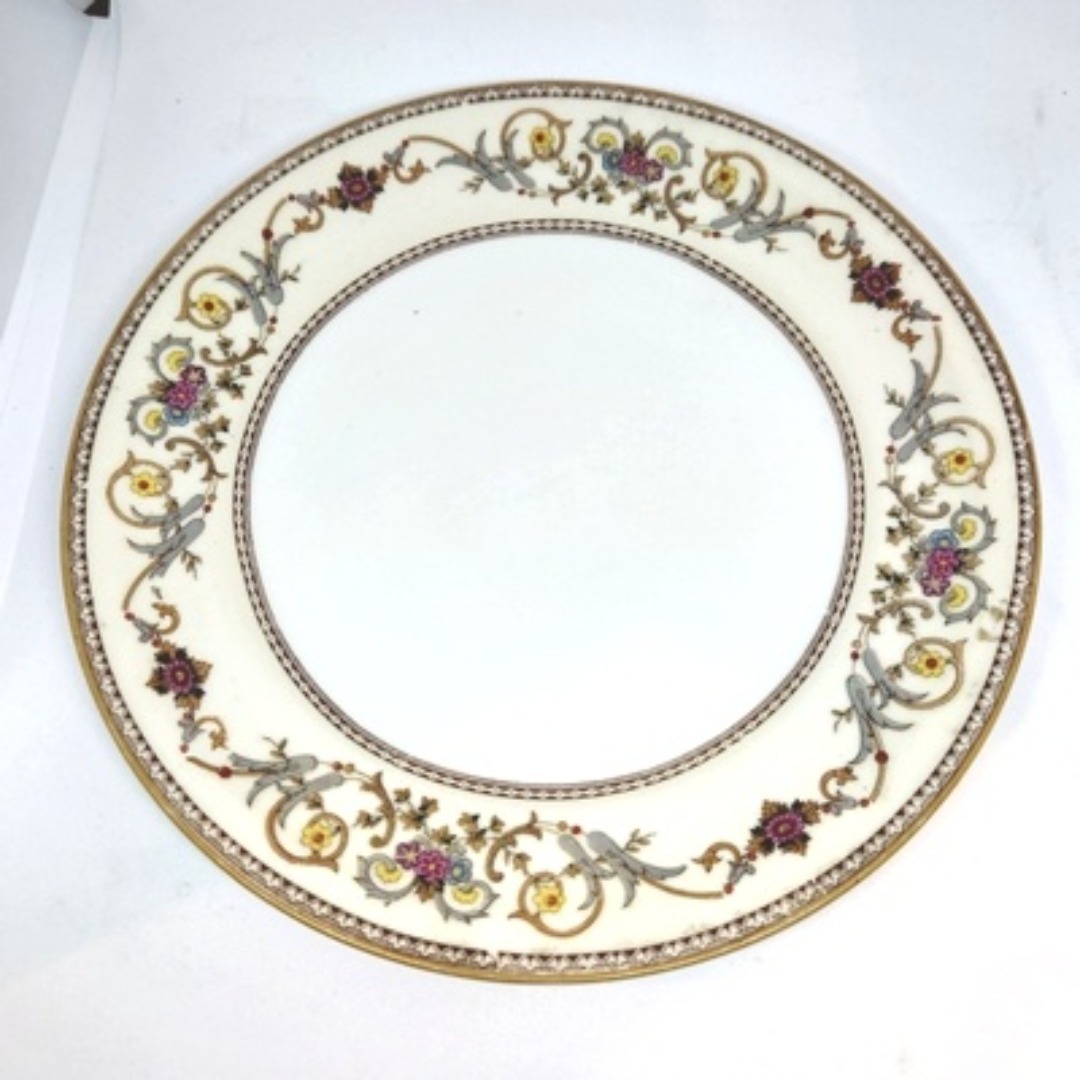 MEITO プレート2枚　古い　アンティーク　直径22.8cm エンタメ/ホビーの美術品/アンティーク(その他)の商品写真