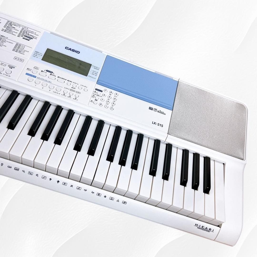 CASIO(カシオ)の【★美品★】(CASIO) 光ナビゲーションキーボード LK-515 61鍵盤 楽器の鍵盤楽器(キーボード/シンセサイザー)の商品写真