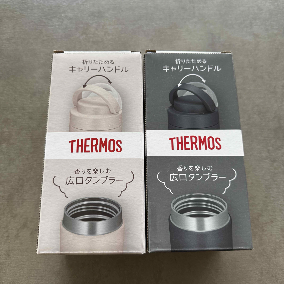 THERMOS(サーモス)の真空断熱ケータイタンブラー JOV-320 メタリックグレー インテリア/住まい/日用品のキッチン/食器(タンブラー)の商品写真
