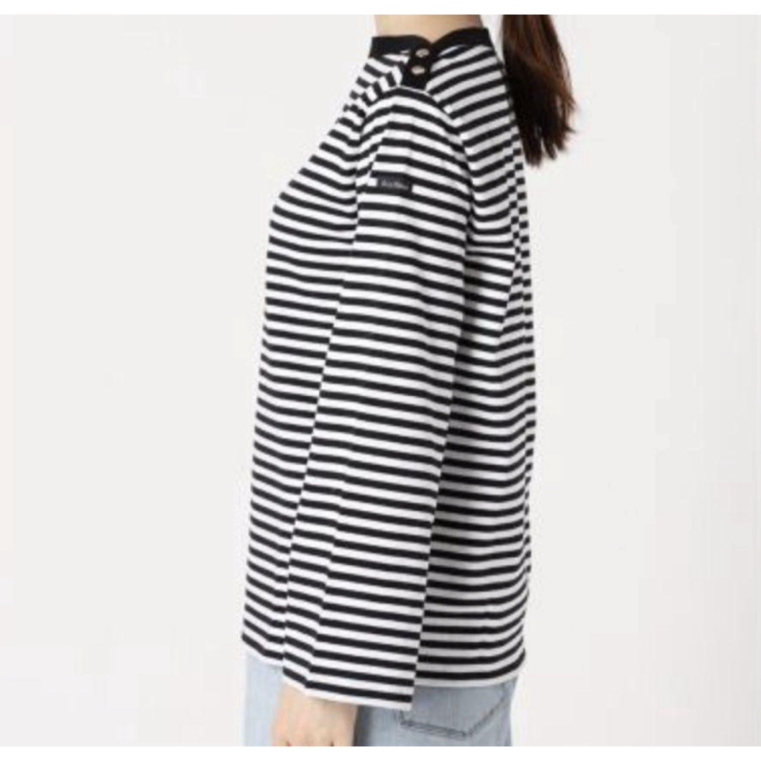 Le Minor(ルミノア)の【未使用タグ付】イエナ IENA ルミノア パトリシア ボーダー ブラック レディースのトップス(カットソー(長袖/七分))の商品写真