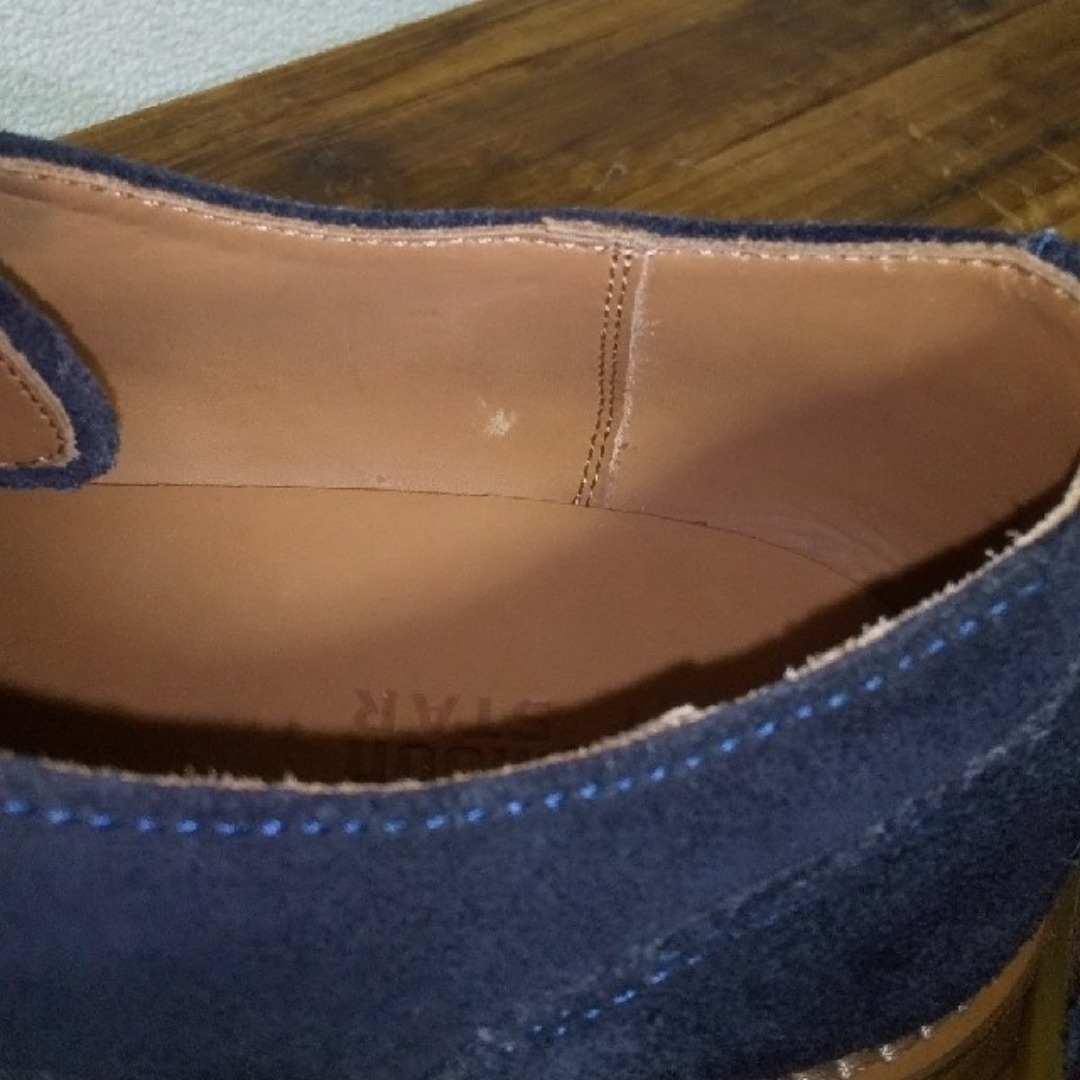 MOONSTAR (ムーンスター)の古着 MOONSTAR ムーンスター プレーントゥ 本革スエード 28CM メンズの靴/シューズ(ドレス/ビジネス)の商品写真