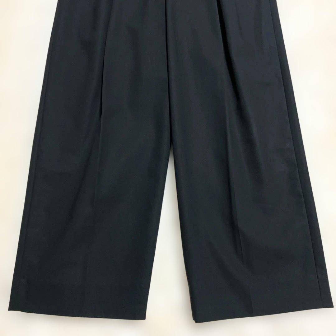 Plage(プラージュ)の美品✨ Plage Washable Tuck wide Pants 黒 34 レディースのパンツ(カジュアルパンツ)の商品写真