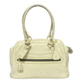 J&M DAVIDSON - J&MDavidson(ジェイ&エムデヴィッドソン) ショルダーバッグ ヴィヴィ アイボリー 型押し加工 レザー