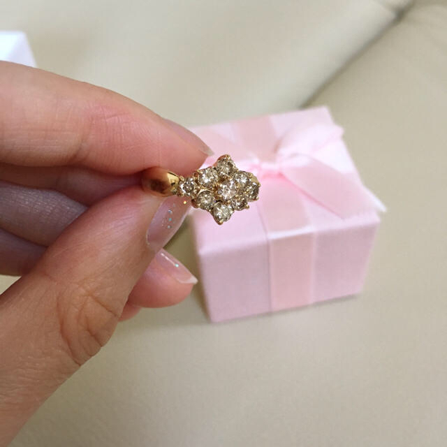 anna様専用1.00ct♡K18ダイヤモンドリング レディースのアクセサリー(リング(指輪))の商品写真