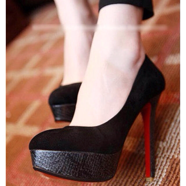 黒 パンプス レディースの靴/シューズ(ハイヒール/パンプス)の商品写真