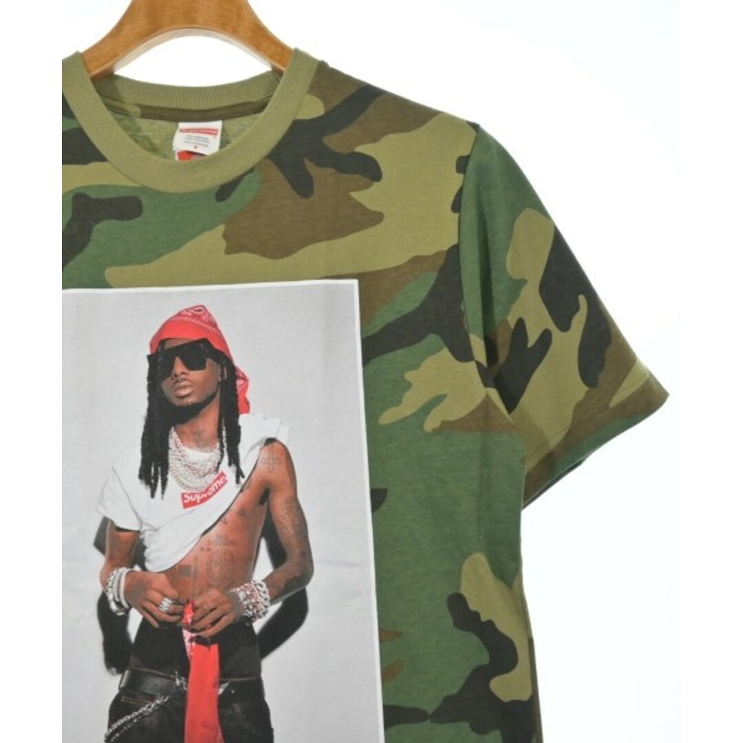Supreme(シュプリーム)のSupreme シュプリーム Tシャツ・カットソー S 緑 【古着】【中古】【送料無料】 メンズのトップス(Tシャツ/カットソー(半袖/袖なし))の商品写真