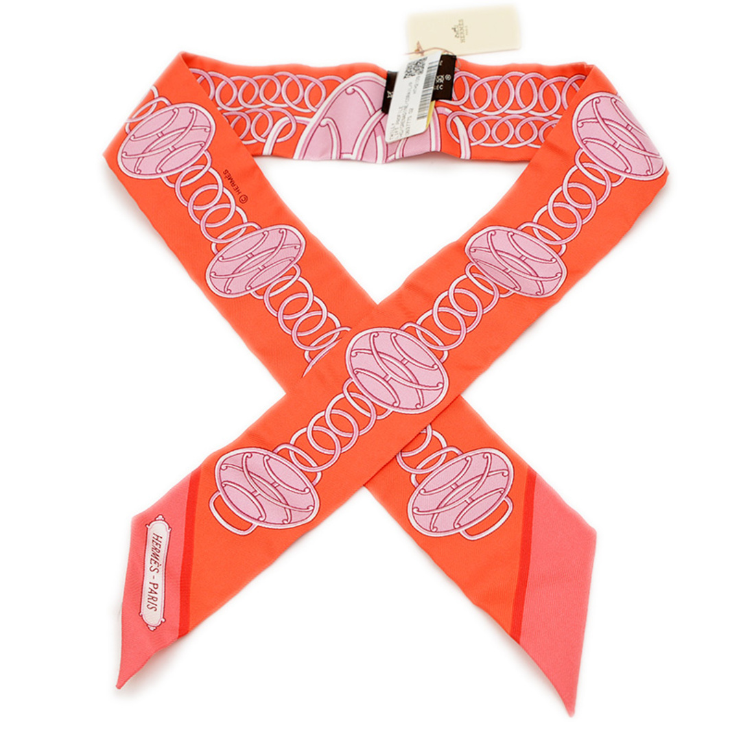 HERMES(エルメス)のエルメス ツイリー スカーフ リフト プロフィール グレナディーヌ/コライユ/パ レディースのファッション小物(バンダナ/スカーフ)の商品写真