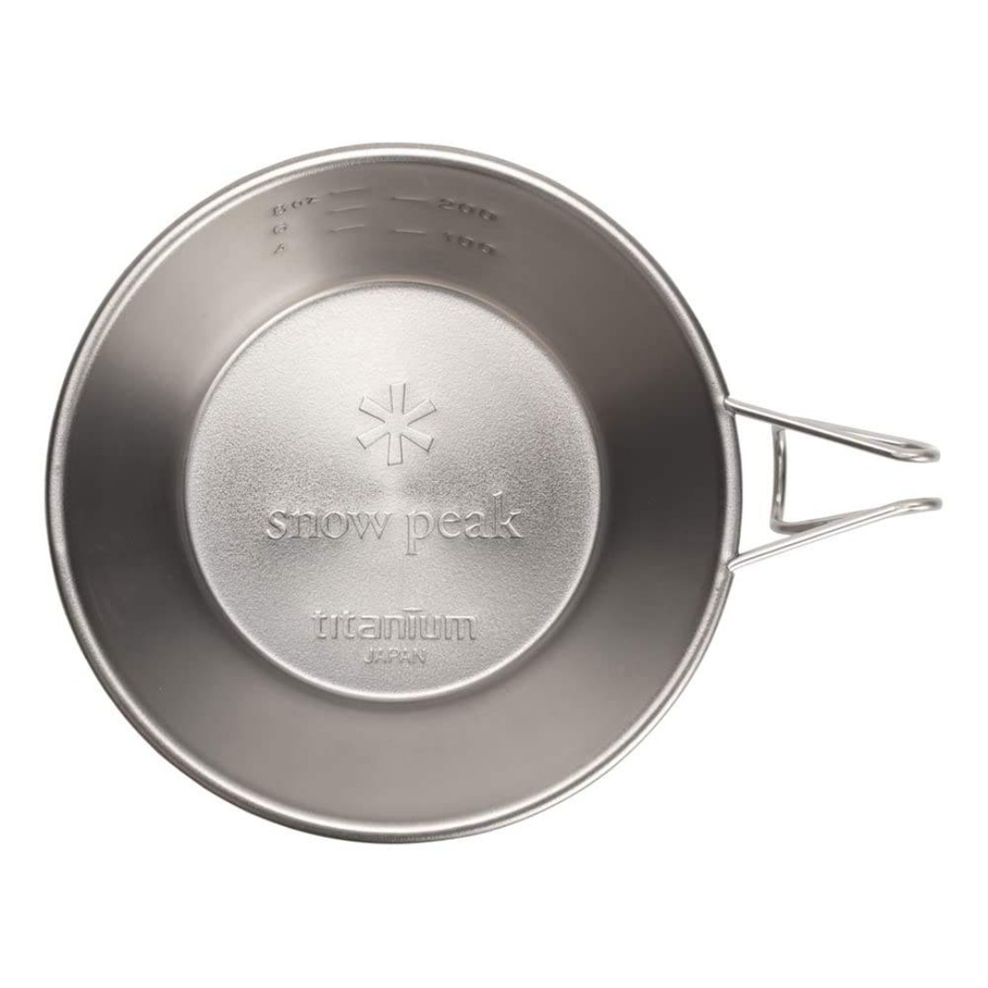 【数量限定】スノーピーク(snow peak)シェラカップ チタン ステンレス  スポーツ/アウトドアのアウトドア(調理器具)の商品写真