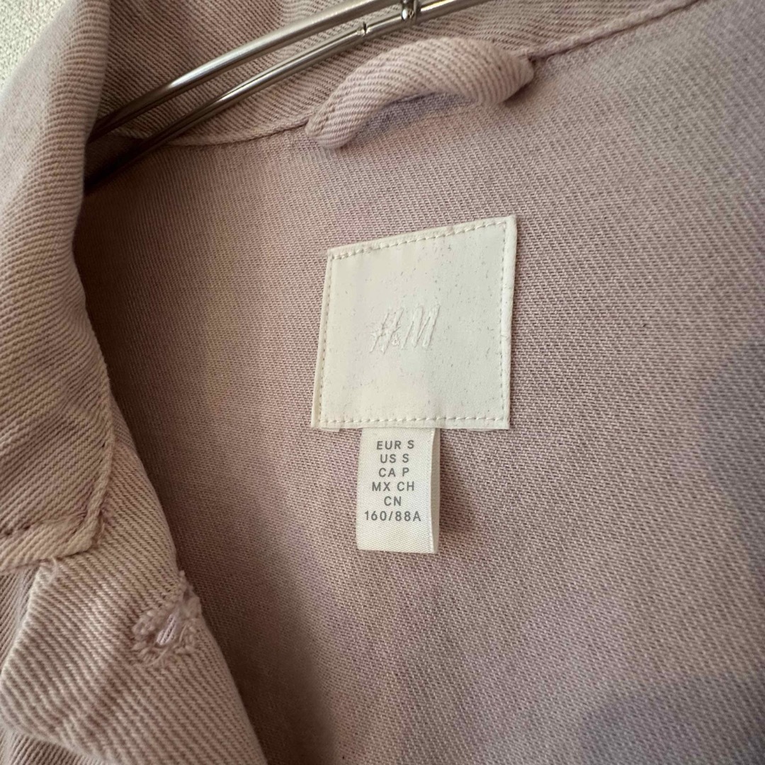 H&M(エイチアンドエム)のh&m デニム セットアップ レディースのジャケット/アウター(Gジャン/デニムジャケット)の商品写真