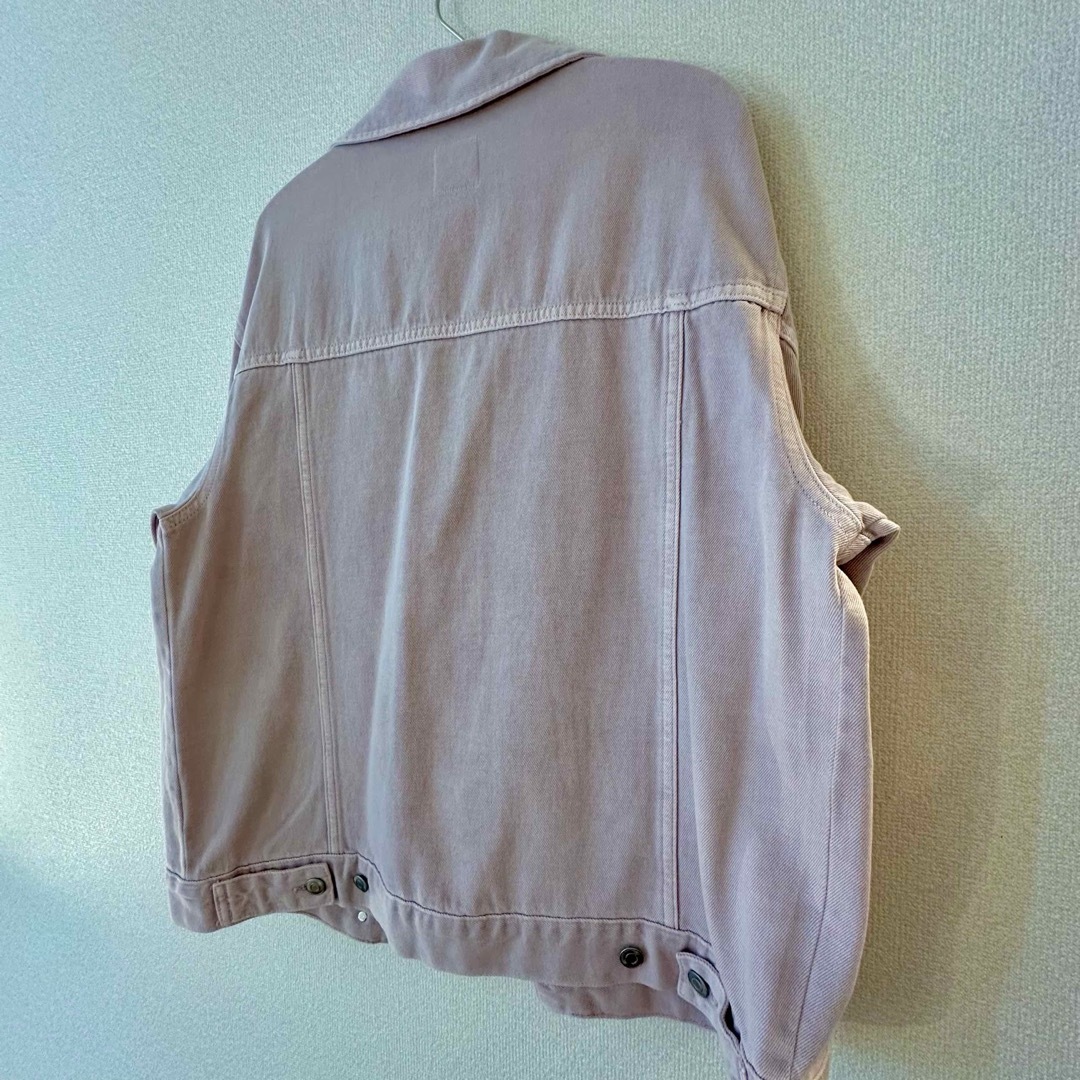 H&M(エイチアンドエム)のh&m デニム セットアップ レディースのジャケット/アウター(Gジャン/デニムジャケット)の商品写真