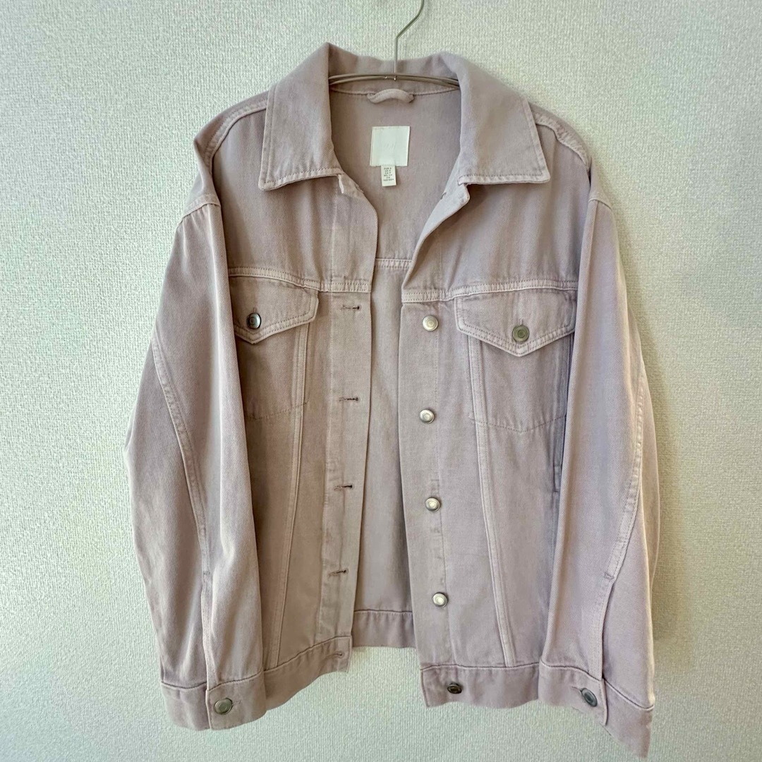 H&M(エイチアンドエム)のh&m デニム セットアップ レディースのジャケット/アウター(Gジャン/デニムジャケット)の商品写真