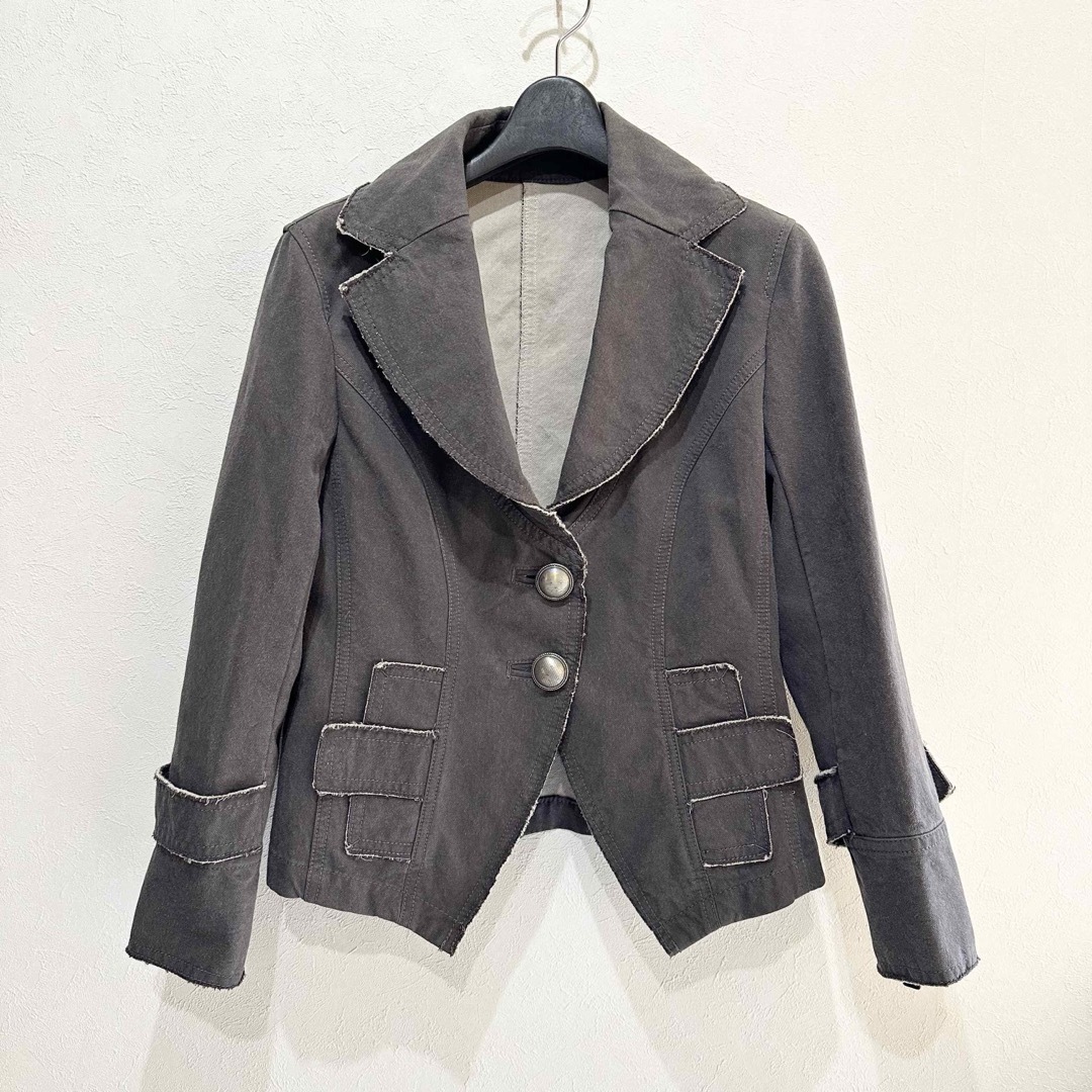 PRIDE(プライド)のPRIDE プライド グレーデニムジャケット レディースのジャケット/アウター(Gジャン/デニムジャケット)の商品写真