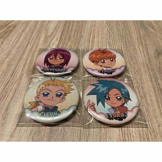 おジャ魔女どれみ FLAT4缶バッジ4枚セット(キャラクターグッズ)