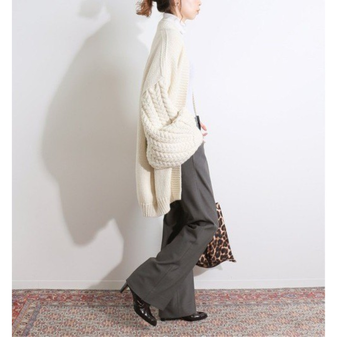 IENA(イエナ)の【新品・紙タグ付】IENAのPE/V/Wストレッチスラックス レディースのパンツ(その他)の商品写真