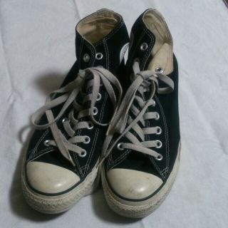 コンバース(CONVERSE)のCONVERSE 黒スニーカー 25.5(スニーカー)