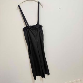 23区 - 23区 【接触冷感/洗える】ヴィンテージソフトサテン サスペンダー パンツ